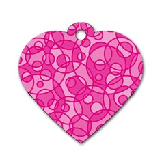 Pattern Dog Tag Heart (two Sides)