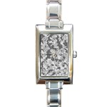 Camouflage Patterns  Rectangle Italian Charm Watch Front