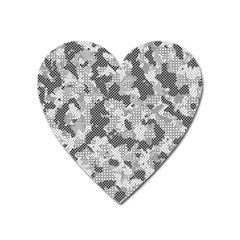 Camouflage Patterns  Heart Magnet by Simbadda