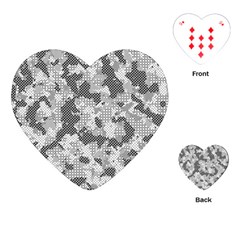 Camouflage Patterns  Playing Cards (heart) 