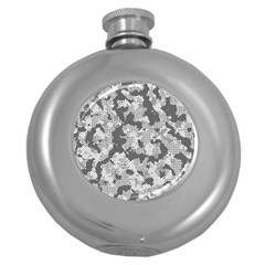 Camouflage Patterns  Round Hip Flask (5 Oz) by Simbadda