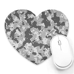 Camouflage Patterns  Heart Mousepads by Simbadda