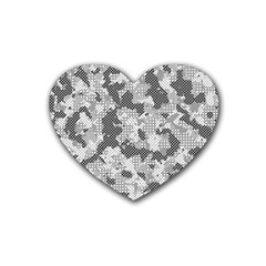 Camouflage Patterns  Heart Coaster (4 Pack)  by Simbadda