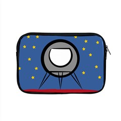 A Rocket Ship Sits On A Red Planet With Gold Stars In The Background Apple Macbook Pro 15  Zipper Case