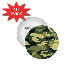 Camouflage Camo Pattern 1 75  Buttons (10 Pack) by Simbadda