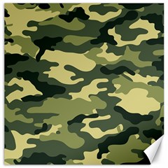 Camouflage Camo Pattern Canvas 16  X 16   by Simbadda