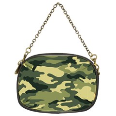 Camouflage Camo Pattern Chain Purses (two Sides)  by Simbadda