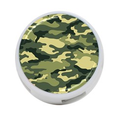 Camouflage Camo Pattern 4-port Usb Hub (one Side) by Simbadda