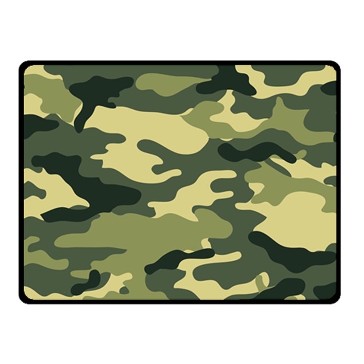 Camouflage Camo Pattern Fleece Blanket (Small)