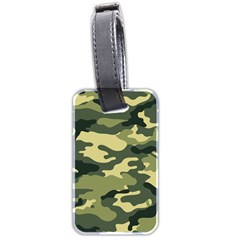 Camouflage Camo Pattern Luggage Tags (two Sides) by Simbadda