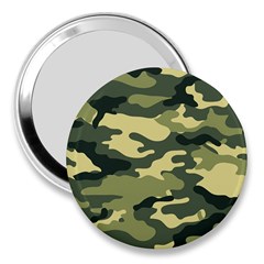 Camouflage Camo Pattern 3  Handbag Mirrors by Simbadda