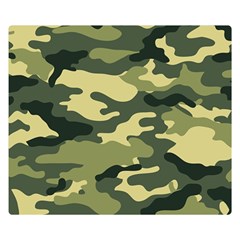 Camouflage Camo Pattern Double Sided Flano Blanket (small)  by Simbadda