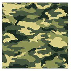 Camouflage Camo Pattern Large Satin Scarf (square) by Simbadda