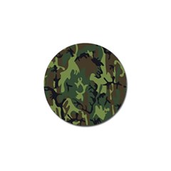 Military Camouflage Pattern Golf Ball Marker by Simbadda