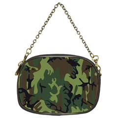 Military Camouflage Pattern Chain Purses (two Sides)  by Simbadda