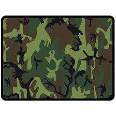 Military Camouflage Pattern Fleece Blanket (large) 