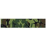 Military Camouflage Pattern Flano Scarf (Small) Back