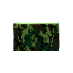 Military Camouflage Pattern Cosmetic Bag (xs) by Simbadda