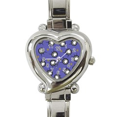 Rockets In The Blue Sky Surrounded Heart Italian Charm Watch by Simbadda