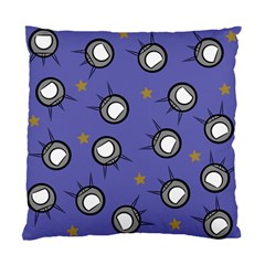 Rockets In The Blue Sky Surrounded Standard Cushion Case (one Side) by Simbadda