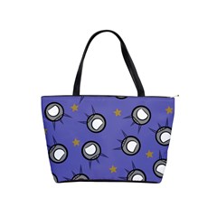 Rockets In The Blue Sky Surrounded Shoulder Handbags by Simbadda