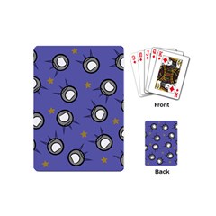 Rockets In The Blue Sky Surrounded Playing Cards (mini) 