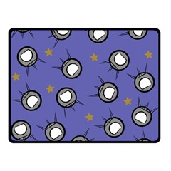 Rockets In The Blue Sky Surrounded Double Sided Fleece Blanket (small)  by Simbadda