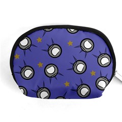 Rockets In The Blue Sky Surrounded Accessory Pouches (medium)  by Simbadda