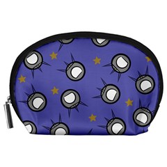 Rockets In The Blue Sky Surrounded Accessory Pouches (large)  by Simbadda