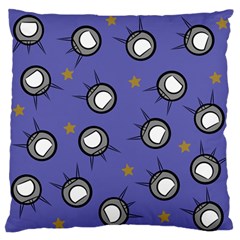 Rockets In The Blue Sky Surrounded Standard Flano Cushion Case (two Sides) by Simbadda