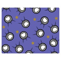 Rockets In The Blue Sky Surrounded Double Sided Flano Blanket (medium) 