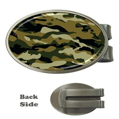 Military Vector Pattern Texture Money Clips (oval)  by Simbadda