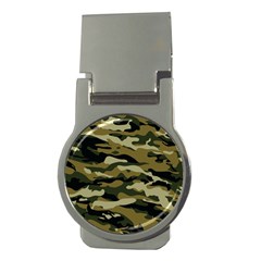 Military Vector Pattern Texture Money Clips (round) 