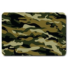 Military Vector Pattern Texture Large Doormat  by Simbadda