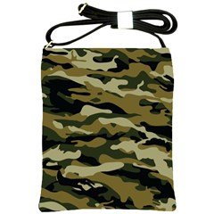 Military Vector Pattern Texture Shoulder Sling Bags by Simbadda