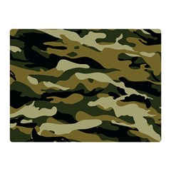 Military Vector Pattern Texture Double Sided Flano Blanket (mini)  by Simbadda