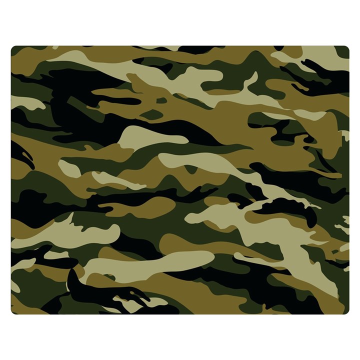 Military Vector Pattern Texture Double Sided Flano Blanket (Medium) 