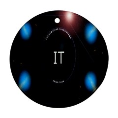 This Is An It Logo Round Ornament (two Sides) by Simbadda