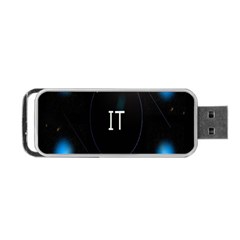 This Is An It Logo Portable Usb Flash (one Side)