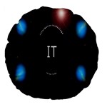 This Is An It Logo Large 18  Premium Flano Round Cushions Front