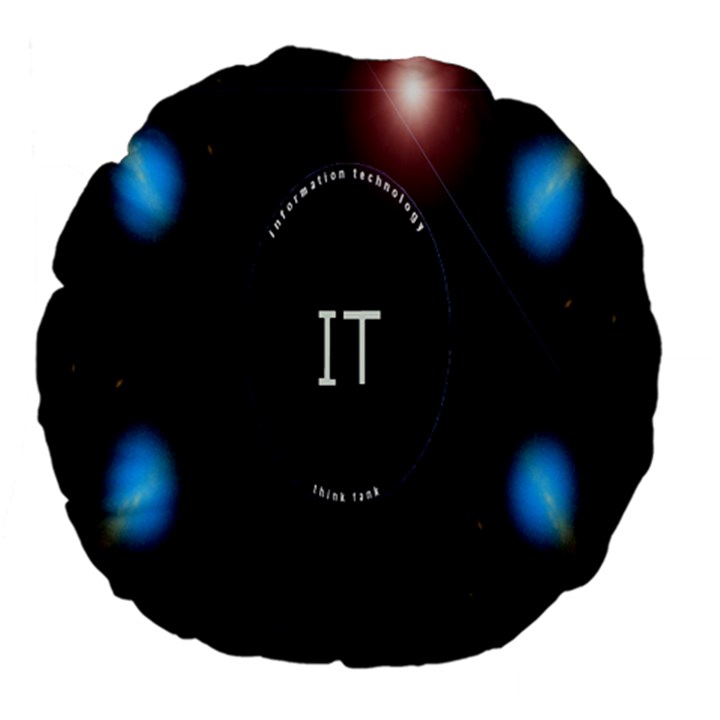 This Is An It Logo Large 18  Premium Flano Round Cushions