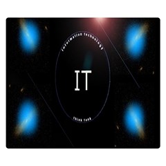 This Is An It Logo Double Sided Flano Blanket (small) 