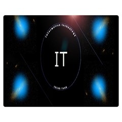 This Is An It Logo Double Sided Flano Blanket (medium) 