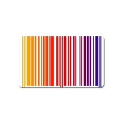 Colorful Gradient Barcode Magnet (name Card) by Simbadda