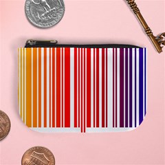 Colorful Gradient Barcode Mini Coin Purses by Simbadda