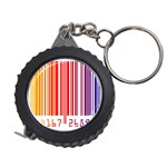 Colorful Gradient Barcode Measuring Tapes Front