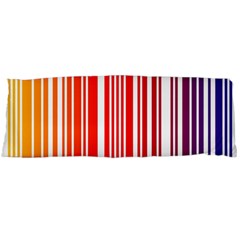 Colorful Gradient Barcode Body Pillow Case (dakimakura) by Simbadda