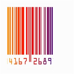 Colorful Gradient Barcode Large Garden Flag (two Sides)