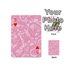 Pattern Playing Cards 54 (Mini)  Front - Heart5