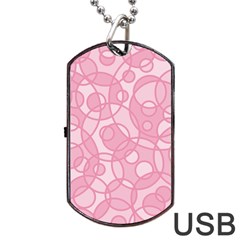 Pattern Dog Tag Usb Flash (one Side)